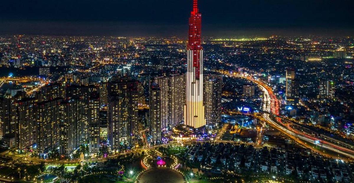Căn hộ Landmark - vách kính ngăn phòng làm việc