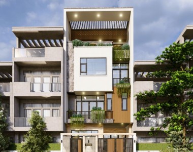 Nhà phố Thủ Đức - cải tạo hệ cửa cũ khi đang ở